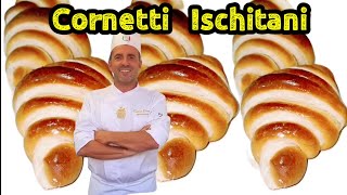 CORNETTI ISCHITANIRicetta originale fatta in casa Corso di pasticceria napoletana [upl. by Anawaj]