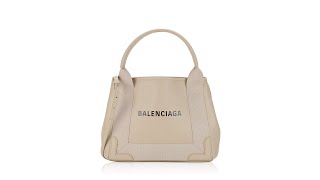 Balenciaga Calfskin XS Cabas Beige Tapioca [upl. by Cychosz418]