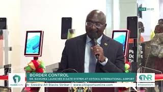 This Positions Ghana as a Pioneer in Intelligent Border Control – Bawumia on EGate System at KIA [upl. by Ulund]