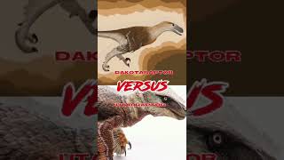 dakotaraptor vs Utahraptor dinosaurdinoedit prehistoricbattle [upl. by Jamesy]