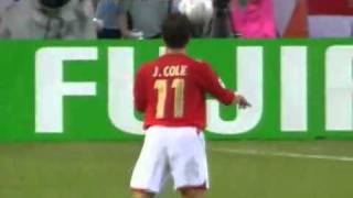 Joe Cole WONDER GOAL vs Sweden WM 2006 English Commentary [upl. by Suhpesoj]