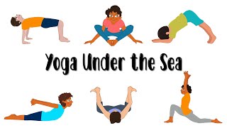 Easy Yoga Poses for Strength and Flexibility  Fun Facts about Underwater Animals  Yoga Guppy [upl. by Hildegarde]