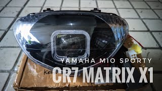 PASANG BILED MATRIX CR7 di Mio Sporty Gampang Gampang Susah [upl. by Dhar]