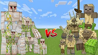 HUSK vs IRON GOLEM AT EVERY AGE😱  MINECRAFT MOBS FIGHT minecraft [upl. by Savvas]