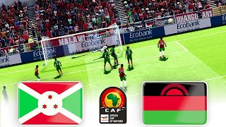 🔴BURUNDI vs MALAWI ⚽ CAF AFRICA CUP 2025 QUALIFIERS ⚽ FOOTBALL GAMEPLAY HD [upl. by Gib]