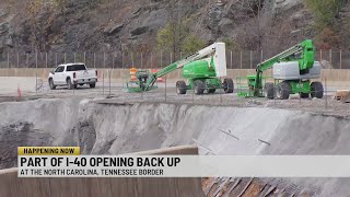 I40 expected to be open to drivers by New Years Day [upl. by Ahtiek998]