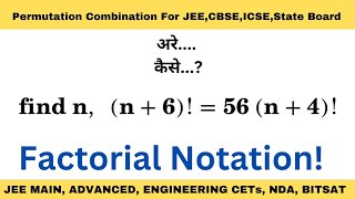 find n if n656n4  11th12thJEECBSEICSE STATE BOARDS Engineering CETs [upl. by Sterrett]