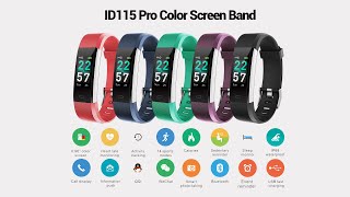 ID115 Pro Color Screen Smart Band [upl. by Eatnohs]