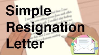 resignation letter  Simple resignation letter  resignation letter kaise likhe [upl. by Ian346]