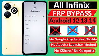 All Infinix Android 121314 Frp Bypass Without Pc 2024  All Infinix Mobile Google Account Bypass [upl. by Einalem]