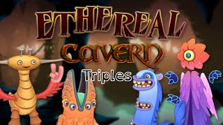 My Singing Monsters Arcane Horizons  Ethereal Cavern  Triples [upl. by Schwing480]