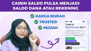 CARA TUKAR PULSA KE SALDO DANAREKENING TERCEPAT 100 TRUSTED‼️ [upl. by Lay242]