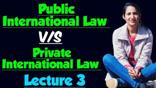 Difference between Public and Private International Law  Public versus Private International Law [upl. by Ronnholm186]