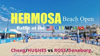 1 Kelly ChengSarah H vs 9 April RossLexy D  Hermosa Beach Open 2024 Womens QuarterFinals [upl. by Affrica]