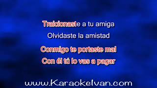 Grupo Cañaveral  Traición Y Olvido KARAOKE [upl. by Brigida]