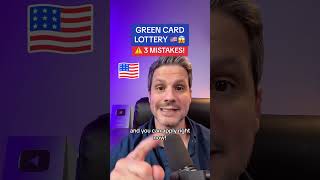 🇺🇸☘️ Green Card Lottery AVOID 3 MISTAKES [upl. by Land]