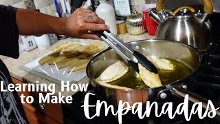 COOK WITH ME  Learning how to cook Empanadas  LISETTEJANAE [upl. by Atirahs]