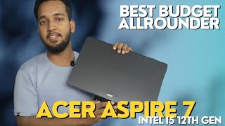 Unboxing the Acer Aspire 7 i5 12th Gen – My First Impressions AcerAspire7 TechUnboxing inteli5 [upl. by Kerman]