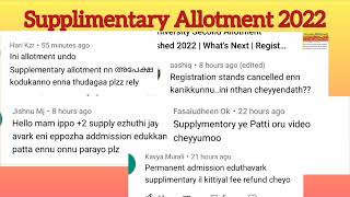 Supplimentary Allotment 2022  Degree Admission  Calicut University Kerala അറിയേണ്ടതെല്ലാം🤩🤩 [upl. by Akemal384]