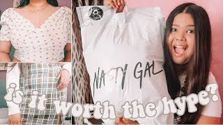 Nasty Gal TryOn Haul  Review not sponsored [upl. by Keynes497]