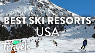 Top 10 Ski Resorts in the US  MojoTravels [upl. by Sadye]