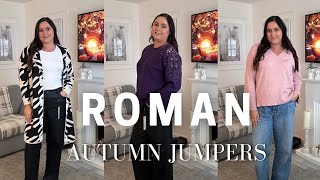 ROMAN Haul amp Try On UK 1618 Jumper’s For AutumnWinter [upl. by Faber]