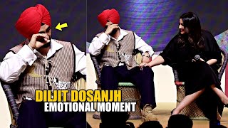 Parineeti Chopra Consoles CRYING Diljit Dosanjh At Amar Singh Chamkila Movie Trailer Launch [upl. by Spatola]