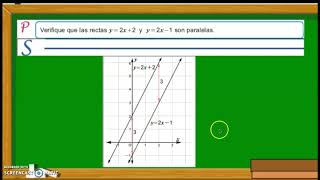 Condición de Paralelismo de dos rectas I [upl. by Ydnis]