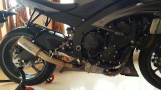 YAMAHA R6 SC PROJECT CRT TANPA CATALYST [upl. by Atiuqahc]