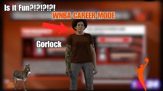 Is the WNBA Career mode in NBA2k24 fun [upl. by Darwen]