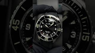 BLANCPAIN FIFTY FATHOMS AUTOMATIQUE STEEL BLACK CANVAS STRAP 2024 [upl. by Aloap]