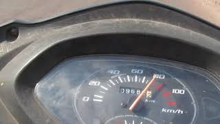 HONDA ACTIVA 100cc TOP SPEED [upl. by Kcirtapnaes220]