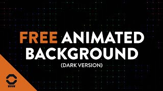 Free Looping Animated Background  Dark Grid No Particles Download in Description [upl. by Otcefrep]