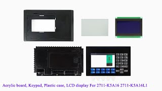 2711K5A16 2711K5A16L1 Plastic Case Membrane Keypad Acrylic glass for PanelView Standard 550 [upl. by Ettezoj]