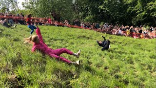 Coopers Hill Cheeserolling 2023 [upl. by Anyalram]