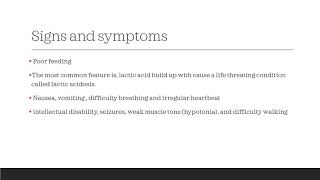 Pyruvate Dehydrogenase complex Deficiency PDCH [upl. by Quill]