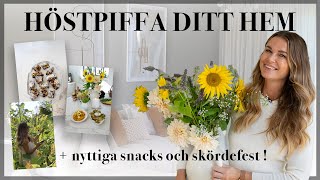 Höstpiffar hemmet amp lagar höstiga treats [upl. by Rogergcam]