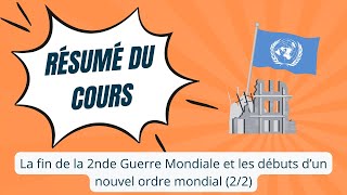 La fin de la seconde guerre mondiale et les débuts dun nouvel ordre mondial 22 [upl. by Kasey]