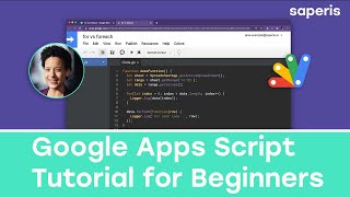 Google Apps Script Tutorial for Beginners [upl. by Amian]