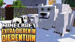 EXTRA DIEREN MOD IN DIERENTUIN  Minecraft Mod Showcase [upl. by Anialeh179]