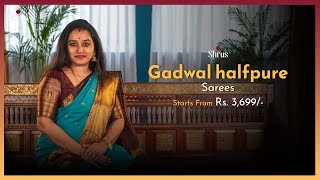 Gadwal HalfPure Saree by Shrus  Shop Online  wwwshruscom  16 Nov24 [upl. by Kcireddor]