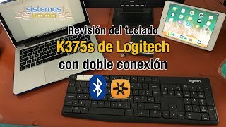 Logitech K375s el mejor teclado Bluetooth de tamaño completo [upl. by Anay816]