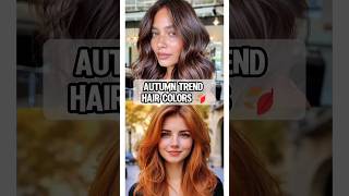 Autumn Trend Hair Colors 🍂 trending hairtips beautytips glowup beautyguide [upl. by Analle]