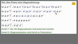 Diagonalisierung von Matrizen 1 ► Definition Satz und die Anwendung Matrizenpotenzierung [upl. by Peih]