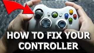 HOW TO TRULY FIX BROKEN STICKY UNRESPONSIVE ANALOG ON XBOX 360 CONTROLLER [upl. by Ailecec]