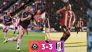 Sheffield United vs Fulham 33 EPL highlights 2024 [upl. by Ailemak]