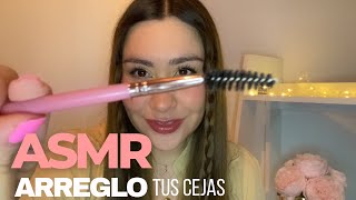 ASMR atención personal  arreglo tus cejas  asmr en español [upl. by Alyac]