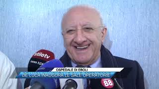 ✅ EBOLI OSPEDALE DE LUCA INAUGURA LE SALE OPERATORIE SUD TV 114 [upl. by Ettolrahs]