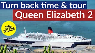 QE2 Full Tour  Rare Complete Tour of Cunard’s Historic Ship [upl. by Wentworth]