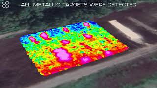 Test results of Geonics EM61Lite metal detector mounted on a drone [upl. by Shlomo]